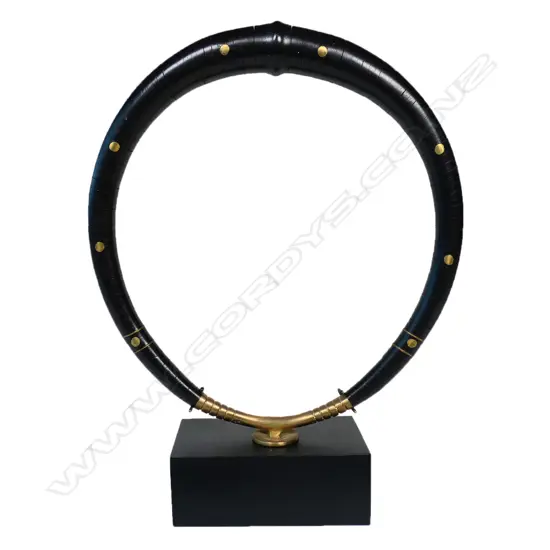 Nias Island Kalabubu coconut disc necklace,